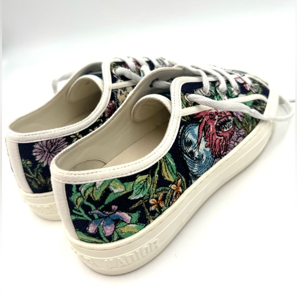 Dior Multicolor Canvas Walk'n'Dior Sneakers - Picture 3 of 9